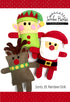 Santa, Elf, Reindeer Doll Sewing Pattern - Digital Download