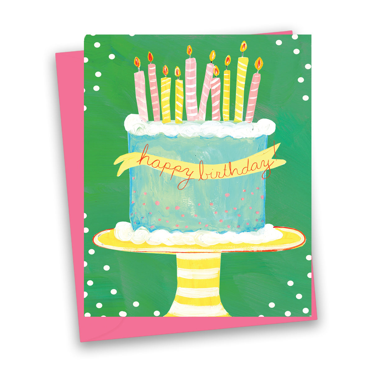 Happy Birthday Cake Greeting Card – Jennifer Heynen Creative Co.