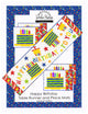 Happy Birthday Table Runner and Place Mat Sewing Pattern - Digital