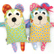 Quincy and Maggie Bear Softie Sewing Pattern by Jennifer Jangles