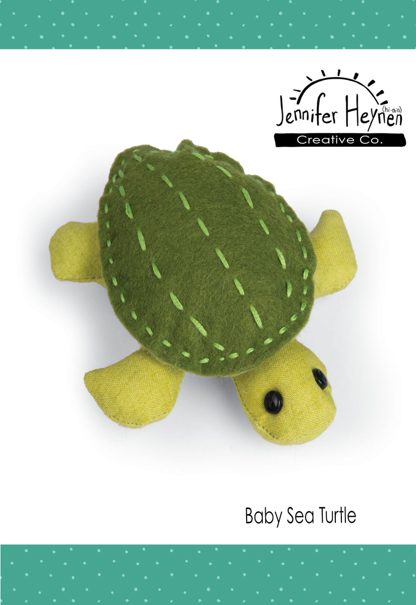 Baby Sea Turtle Sewing Pattern - Digital Download – Jennifer Heynen ...