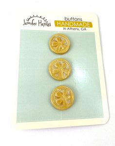 Ceramic Buttons Handmade- set 10