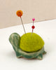 Ceramic - Handmade Tiny Turtle Pincushion