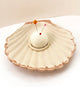 Ceramic - Handmade Pearly Shell Dish and Pincushion - Pink