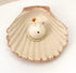 Ceramic - Handmade Pearly Shell Dish and Pincushion - Pink