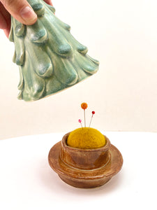 Ceramic - Handmade Tree Hidden Pincushion