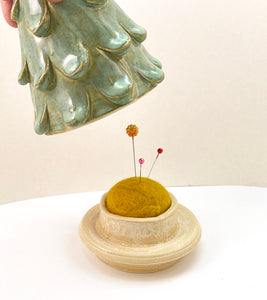 Ceramic - Handmade Tree Hidden Pincushion