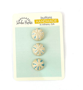 Ceramic Buttons Handmade- set 22