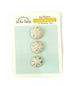 Ceramic Buttons Handmade- set 22