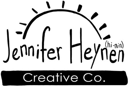Blue Flowers Stick and Stitch Embroidery Kit – Jennifer Heynen Creative Co.