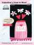 Valentine’s Vase in Wool-  A Make One Every Month Pattern (February)
