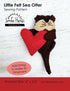 Little Felt Sea Otter  Sewing Pattern