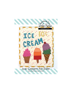 Ice Cream for Sale Mini Quilt Sewing Pattern