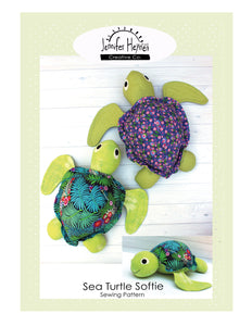 Sea Turtle Softie Sewing Pattern - Digital