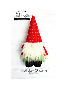 Holiday Gnome Softie Sewing Pattern - Digital