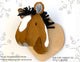 American Paint Horse Faux Taxidermy Felt Sewing Kit