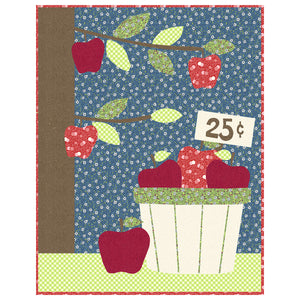 Apples For Sale Applique Quilt Sewing Pattern by Jennifer Jangles