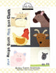 Farm Animals Applique Quilt Sewing Paper Pattern