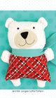 Barry Cold Polar Bear Softie Sewing Pattern by Jennifer Jangles