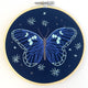 Blue Butterfly Embroidery Kit
