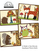 A Walk in the Woods Fall Place Mat Applique Sewing Pattern