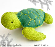 Sea Turtle Pin Cushion and Thread Catcher Sewing Pattern - Digital ...