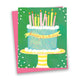 Happy Birthday Cake Greeting Card