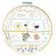 Seashore Sampler Embroidery Pattern - PDF