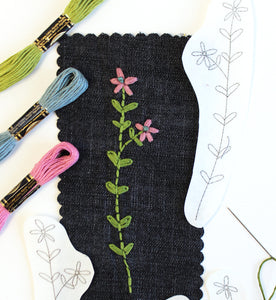 Lazy Daisy Stick and Stitch Embroidery Kit