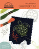 Sea Turtles Stick and Stitch Embroidery Kit