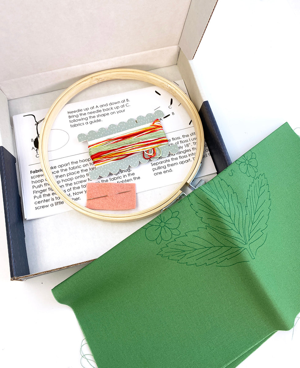 Luna Moth Stick and Stitch Embroidery Kit – Jennifer Heynen
