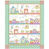Tea Time Applique Quilt Sewing Pattern - Printed Paper Pattern