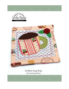 Coffee Mug Rug Sewing Pattern